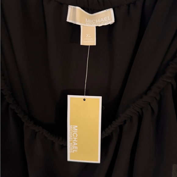 Michael Kors Black Ruffle Blouse - Picture 5 of 6